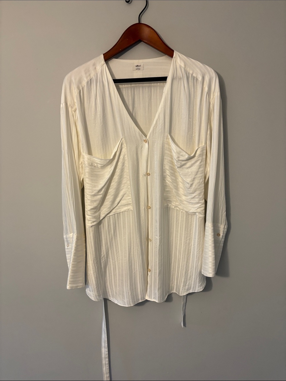 Wilfred Ivory Blouse - silk blend